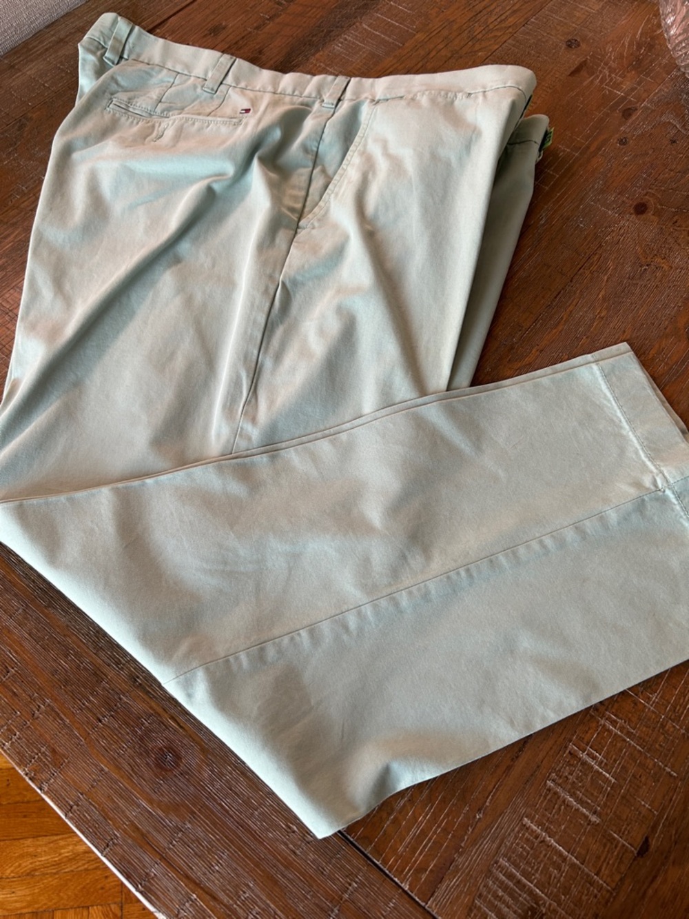 Tommy Hilfiger Mint Green Chinos - Slim Straight